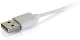 C2g/ cables to go C2G 35498 Lightning Cable - USB A Male to Lightning Male Sync and Charging Cable for Apple iPad, iPhone, or iPod Devices, White (3.3 Feet, 1 Meter)