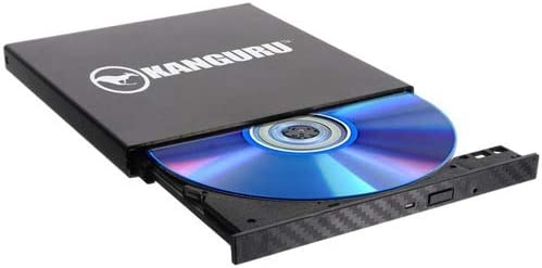 Kanguru solutions Kanguru QS Slim Portable DVD-Writer - Black - TAA Compliant - DVD-RAM/177;R/177;RW Support - 24x CD Read/24x CD Write/24x CD Rewrite - 8X DVD Read/8x DVD Write/8x DVD Rewrite - Double-Laye