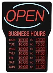 Royalsovereign Royal Sovereign LED Open Sign W/Hours