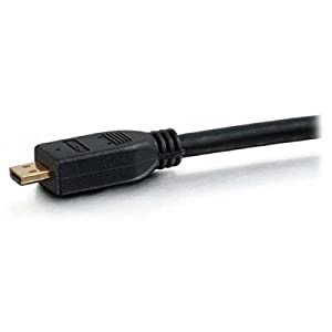 C2g/ cables to go C2G Micro HDMI to HDMI, 4K, High Speed HDMI Cable, Ethernet, 60Hz, 10 Feet (3.04 Meters), Black, Cables to Go 50616 Micro 10 Feet