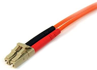 StarTech.com 5m Fiber Optic Cable - Multimode Duplex 50/125 - LSZH - LC/LC - OM2 - LC to LC Fiber Patch Cable - LC Male - LC Male - 16.4ft - Orange
