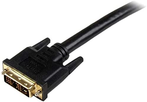 StarTech.com 20 ft. (6.1 m) HDMI to DVI D Adapter Cable - HDMI to DVI-D Cable - Strain Relief Connectors - Bi-Directional - HDMI to DVI Cable (HDMIDVIMM20) 20 ft / 6 m Standard Packaging