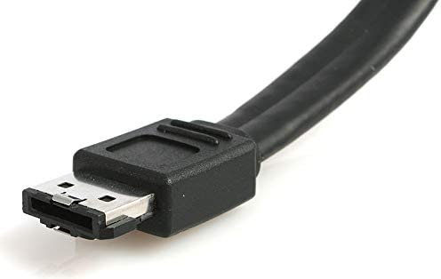 StarTech.com 6 ft Shielded eSATA to SATA Cable - SATA to eSATA cable - SATA (R) to eSATA (R) - 6 ft - black - SATA2ESATA6