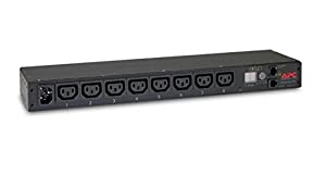 APC Rack PDU, Metered, 1U, 12A/208V, 10A/230V, (8) C13