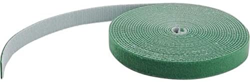 StarTech.com 100ft Hook and Loop Roll - Cut-to-Size Reusable Cable Ties - Bulk Industrial Wire Fastener Tape/Adjustable Fabric Wraps Green/Resuable Self Gripping Cable Management Straps (HKLP100GN) 100 ft Green
