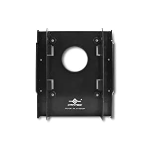 Vantec Dual HDD/SSD Bracket (Plastic) for 9.5, 12.5mm 1.5 Cache 2.5-Inch Internal Bare or OEM Drives HDA-252P