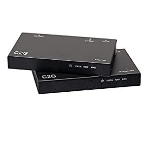 C2g/ cables to go C2G 4K HDMI HDBaseT Extender Over Cat Transmitter to Box Receiver - 1 Input Device - 1 Output Device - 230 ft Range - 2 x Network (RJ-45) - 1 x HDMI in - 1 x HDMI Out - 4K UHD - Twisted Pair - Catego