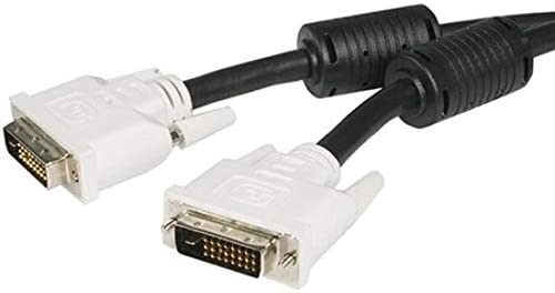 StarTech.com Dual Link DVI Cable - 25 ft - Male to Male - 2560x1600 - DVI-D Cable - Computer Monitor Cable - DVI Cord - Video Cable (DVIDDMM25)