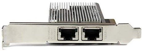 StarTech.com 2-Port 10Gb PCIe NIC with Native Link Aggregation - 10Gbase-t Ethernet Card - 100/1000/10000 Mbps LAN Card (ST20000SPEXI) 4.7" x 0.8" x 6.4" 2 Port