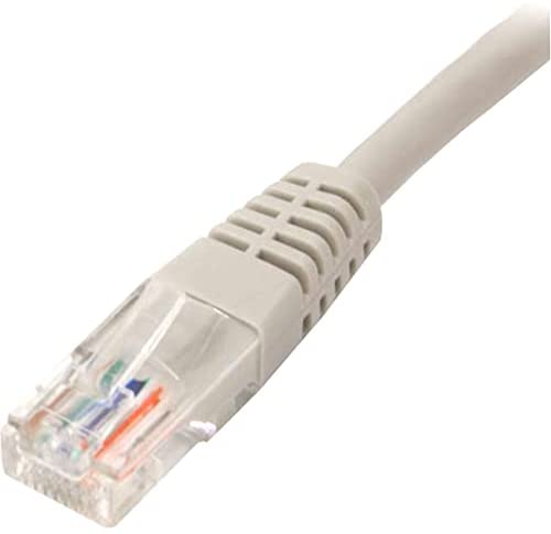StarTech.com Cat5e Ethernet Cable - 50 ft - Gray - Patch Cable - Molded Cat5e Cable - Long Network Cable - Ethernet Cord - Cat 5e Cable - 50ft (M45PATCH50GR) 50 ft / 15m Grey