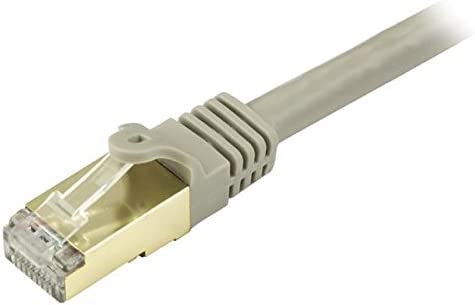 StarTech.com 6 in CAT6a Ethernet Cable - 10 Gigabit Shielded Snagless RJ45 100W PoE Patch Cord - 10GbE STP Network Cable w/Strain Relief - Gray Fluke Tested/Wiring is UL Certified/TIA (C6ASPAT6INGR) 6in / 15cm Gray