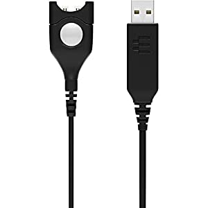 EPOS | SENNHEISER Adapter Cable USB to ED USB-ED 01-7.22 ft Easy Disconnect/USB Audio/Data Transfer Cable for Audio Device, Headset, PC, Sound Card - First End: 1 x Easy Disconnect - Second End: 1 x
