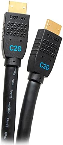 C2g/ cables to go C2G 25ft Ultra Flexible 4K Active HDMI Cable Gripping 4K 60Hz - In-Wall M/M - 25 ft HDMI A/V Cable for Computer, Projector, Monitor, Blu-ray Player, DVD Player, Audio/Video Device - First End: 1 x HDM