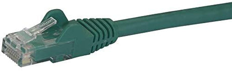 StarTech.com 9ft CAT6 Ethernet Cable - Green CAT 6 Gigabit Ethernet Wire -650MHz 100W PoE RJ45 UTP Network/Patch Cord Snagless w/Strain Relief Fluke Tested/Wiring is UL Certified/TIA (N6PATCH9GN) Green 9 ft / 2.74 m 1 Pack