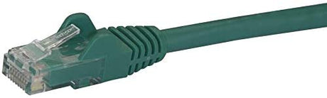 StarTech.com 12ft CAT6 Ethernet Cable - Green CAT 6 Gigabit Ethernet Wire -650MHz 100W PoE RJ45 UTP Network/Patch Cord Snagless w/Strain Relief Fluke Tested/Wiring is UL Certified/TIA (N6PATCH12GN) Green 12 ft / 3.6 m 1 Pack