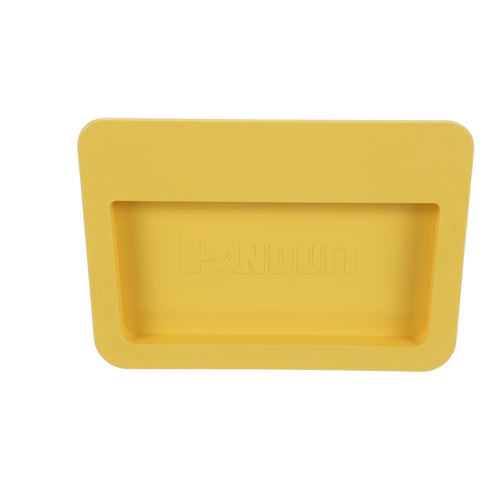 Panduit FiberRunner End Cap, 6x4, Yellow