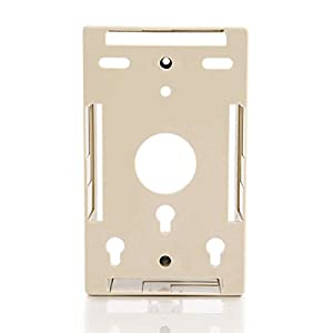 C2g/ cables to go C2G 03838 Single Gang Wall Box, Ivory