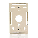C2g/ cables to go C2G 03838 Single Gang Wall Box, Ivory
