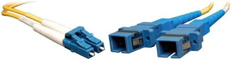 Tripp Lite Duplex Singlemode 9/125 Fiber Adapter (LC-SC M/F) 0.3M (1-ft.)(N458-001-9)