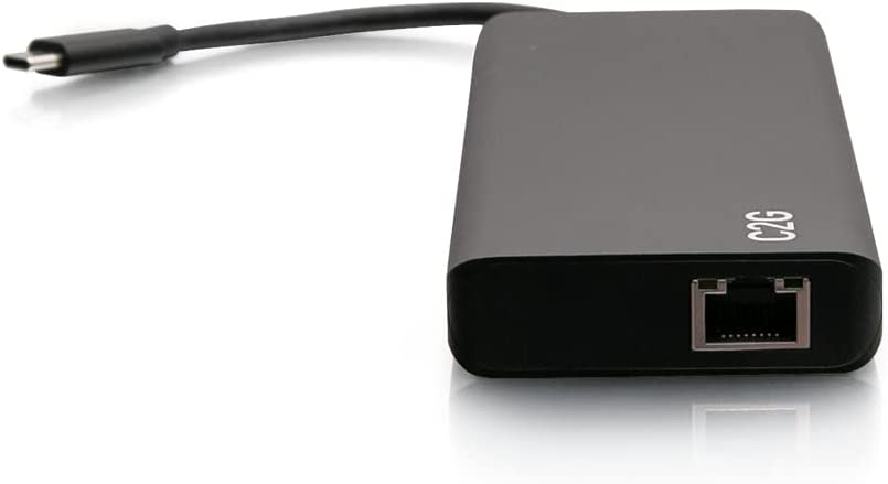 C2g/ cables to go C2G 4K USB C Dual Monitor Dock - HDMI, Ethernet, USB, 3.5mm &amp; 60W Power