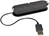 Tripp Lite 4-Port USB 2.0 Hi-Speed Ultra-Mini Hub with power adapter - hub - 4 ports - desktop