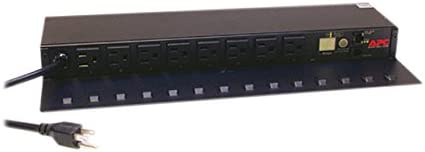 APC Rack Mount PDU, Switched Rack 120V/15A, (8) Outlets, 1U Horizontal Rackmount (AP7900B) Switched Rack 15A Horizontal Mount