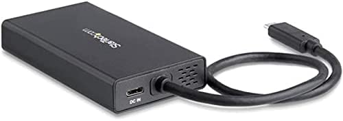 StarTech.com USB-C Multiport Adapter - USB-C Travel Docking Station with 4K HDMI - 60W Power Delivery Pass-Through, GbE, 2pt USB-A 3.0 Hub - Portable Mini USB Type-C Dock for Laptop (DKT30CHPD) Black 2x USB-A 3.0 | GbE