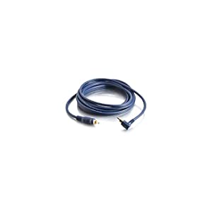C2g/ cables to go C2G 29180 Velocity Right Angled Subwoofer Cable, Blue (12 Feet, 3.65 Meters) Velocity Subwoofer Right Angle 12 Feet Blue