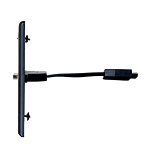 C2g/ cables to go C2G HDMI Pass Through Single Gang Electrical Distribution Wall Plate Black (39878)