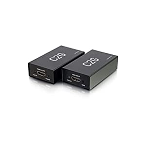 C2G HDMI Over Cat5/Cat6 Extender - 1 Input Device - 1 Output Device - 164.04 ft Range - 2 x Network (RJ-45) - 1 x HDMI in - 1 x HDMI Out - Full HD - 1920 x 1080 - Twisted Pair - Category 6 (Renewed)