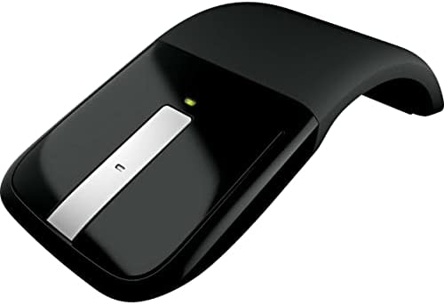 Microsoft Arc Touch Mouse - Mouse - Right and Left-Handed - Optical - 2 Buttons - Wireless - 2.4 GHz - USB Wireless Receiver - Black