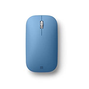 Microsoft Wireless Bluetooth Mouse (2022), Sculpted Design for Ultimate Comfort and Smooth Scrolling, up to 1 Year of Battery Life, 2.4G Range, Sapphire Color