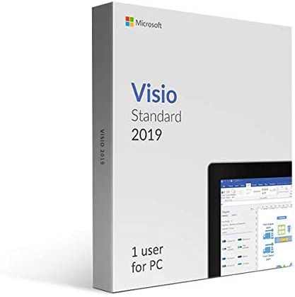 Microsoft Visio Standard 2019 Medium Winning Box Version in French