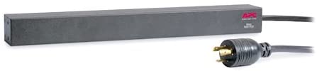 APC Rack Mount PDU, Basic 208V/20A, (12) Outlets, 1U Horizontal Rackmount (AP9566) Basic 20A Horizontal