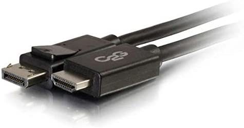 C2g/ cables to go C2G Display Port Cable, Display Port to HDMI, Male to Male, Black, 3 Feet (0.91 Meters), Cables to Go 54325 3 Feet DisplayPort To HDMI