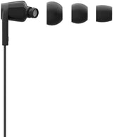 Belkin SoundForm Headphones with USB Type C Connector, in-Ear Earphones Headset with Microphone, Earbuds with Sweat and Splash Resistance for iPad Pro, Galaxy, and Other USB C Devices (Black) USB-C Black