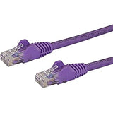 StarTech.com 9ft CAT6 Ethernet Cable - Purple CAT 6 Gigabit Ethernet Wire -650MHz 100W PoE RJ45 UTP Network/Patch Cord Snagless w/Strain Relief Fluke Tested/Wiring is UL Certified/TIA (N6PATCH9PL) Purple 9 ft / 2.74 m 1 Pack