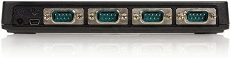 StarTech.com 4 Port USB to RS-232 Serial DB9 Adapter - Serial Adapter - 4 Ports (ICUSB232_4)