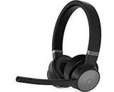 Lenovo Go Wireless ANC Headset - Stereo - USB Type C - Wired/Wireless - Bluetooth - 98.4 ft - 32 Ohm - 20 Hz - 20 kHz - On-ear - Binaural - Ear-cup - 4.27 ft Cable - Noise Cancelling Microphone - Nois