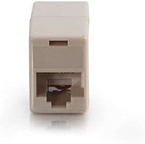 C2g/ cables to go C2G/Cables to Go 01937 RJ45 8-Pin Modular Straight Through Inline Coupler, Ivory 8 Pin Modular Coupler
