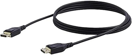 StarTech.com 2m VESA Certified DisplayPort 1.4 Cable - 8K 60Hz HBR3 HDR - 6ft Super UHD DisplayPort to DisplayPort Monitor Cord - Ultra HD 4K 120Hz DP 1.4 Slim Video Cable M/M DP Connector (DP14MM2M) 6 ft / 2 m Cable