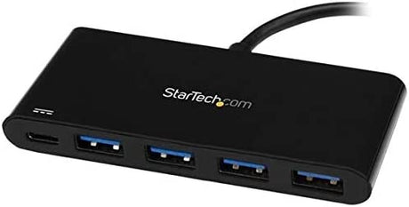 StarTech.com 4 Port USB C Hub with 4 USB Type-A Ports (USB 3.0 SuperSpeed 5Gbps) - 60W Power Delivery Passthrough Charging - USB 3.1 Gen 1/USB 3.2 Gen 1 Laptop Hub Adapter - MacBook, Dell (HB30C4AFPD)