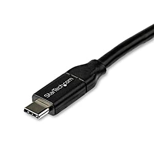 StarTech.com USB C to USB C Cable - 6 ft / 2m - w/ 5A Power Delivery - USB 2.0 - USB-IF Certified - USB Type C Cable -USB C Charging Cable (USB2C5C2M) Black 6 ft/ 2 m