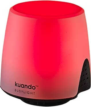 Kuando Busylight UC Omega (15410) - Presence Light and Ringer - Busy Light for The Office - Free Busylight Software for Microsoft Teams, Skype4B, Jabber, Webex, RingCentral, Zoom, Avaya, 3CX and More
