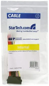 StarTech.com SATA10POW 10-Inch SATA Serial ATA Data and Power Combo Cable