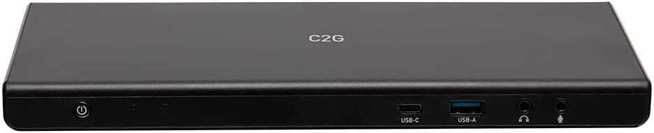 C2g/ cables to go USB-C® Docking Station 12-in-1 Triple Display with HDMI®, DisplayPort™, Ethernet, USB, 3.5mm Audio and Power Delivery up to 85W - 4K 30Hz (TAA Compliant)