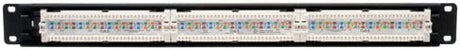 Tripp Lite 24-Port 1U Rackmount Cat6 110 Patch Panel 568B, RJ45 Ethernet(N252-024)