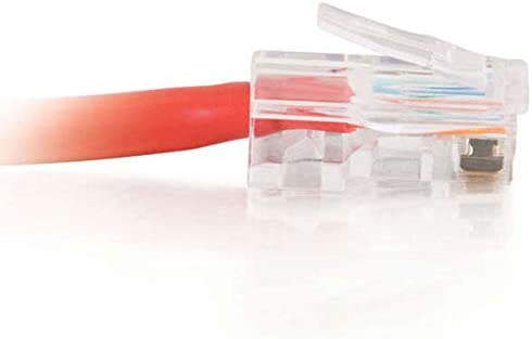 C2g/ cables to go C2G 24510 Cat5e Crossover Cable - Non-Booted Unshielded Network Patch Cable, Red (7 Feet, 2.13 Meters)