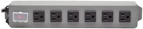 Tripp Lite 6 Outlet Waber Industrial Power Strip, 6ft Cord with 5-15P Plug (6SP) blue 6 Outlet, 6ft Cord Power Strip