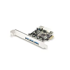 Vantec 4-Port SuperSpeed USB 3.0 PCIe Host Card (UGT-PC341) USB 3.0, 4A